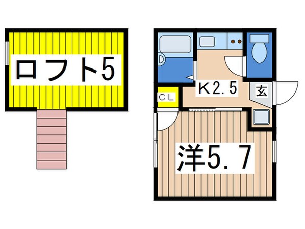 エクレールの物件間取画像